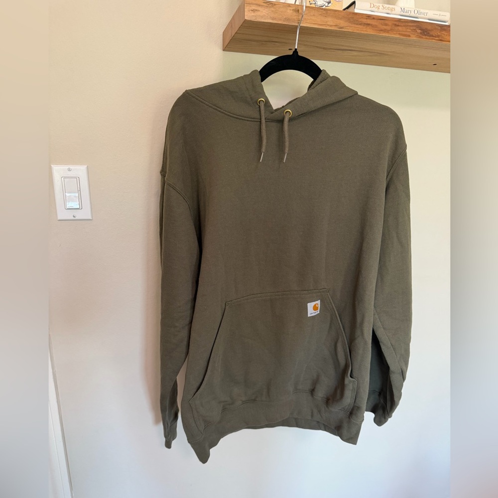 Carhartt Men's Zip Up Hoodie - Olive